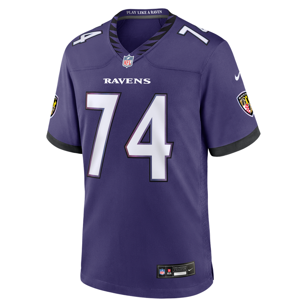 Baltimore Ravens John Simpson Nike Team Game Jersey - Purple