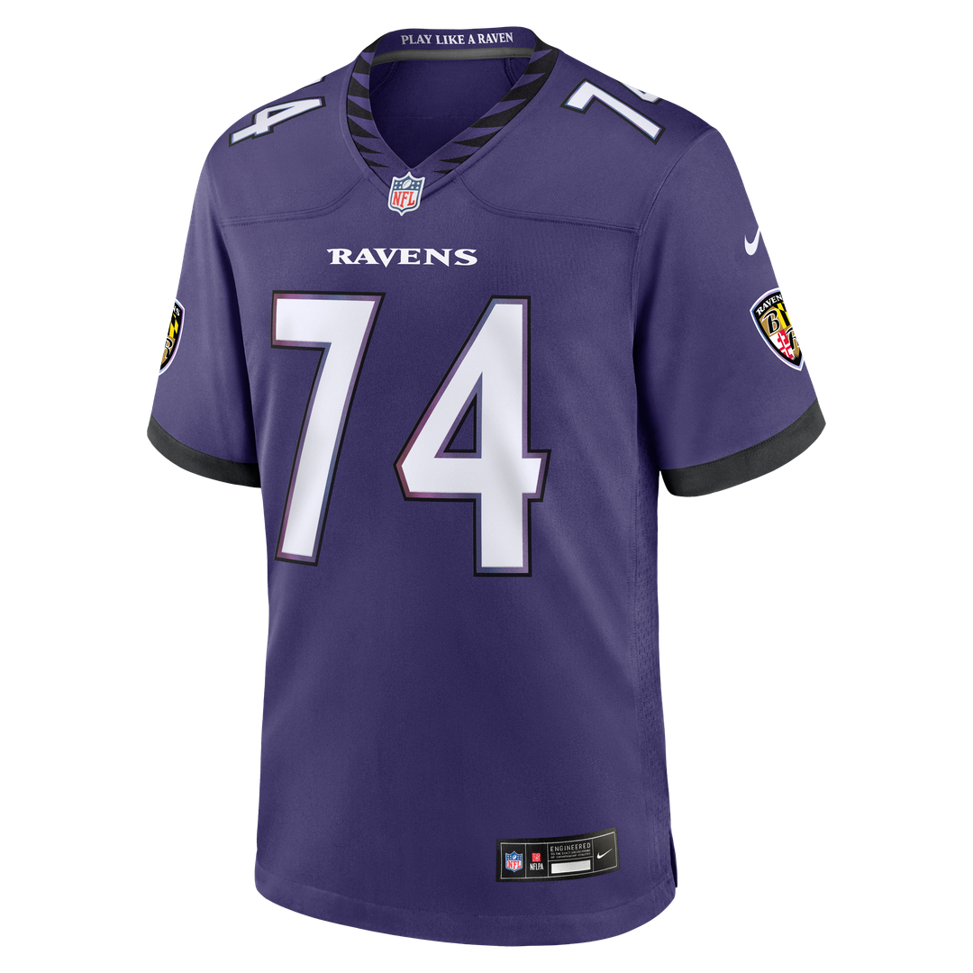 Baltimore Ravens John Simpson Nike Team Game Jersey - Purple