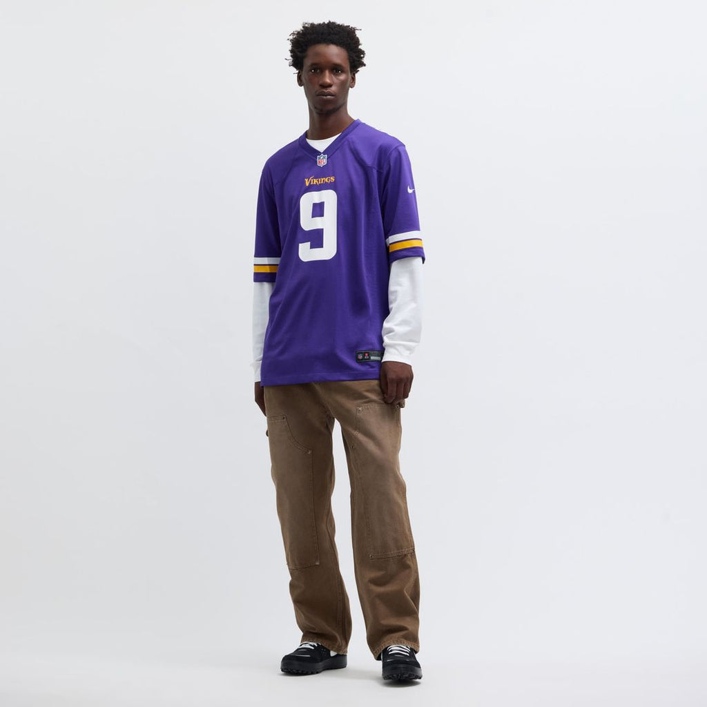 Minnesota Vikings J.J. McCarthy Nike Player Game Jersey - Purple