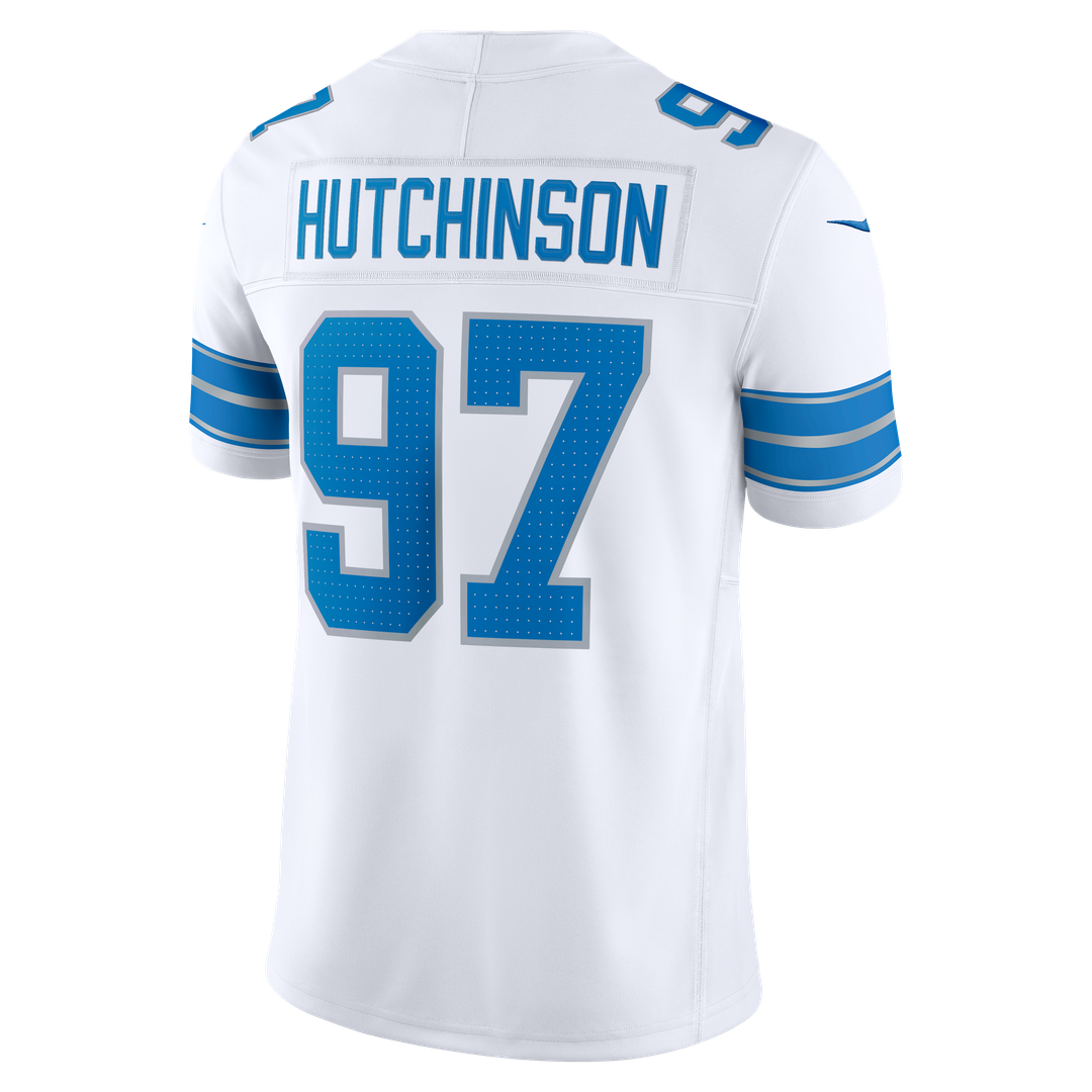 Detroit Lions Aidan Hutchinson Nike Vapor F.U.S.E. Stitched Limited Jersey - White