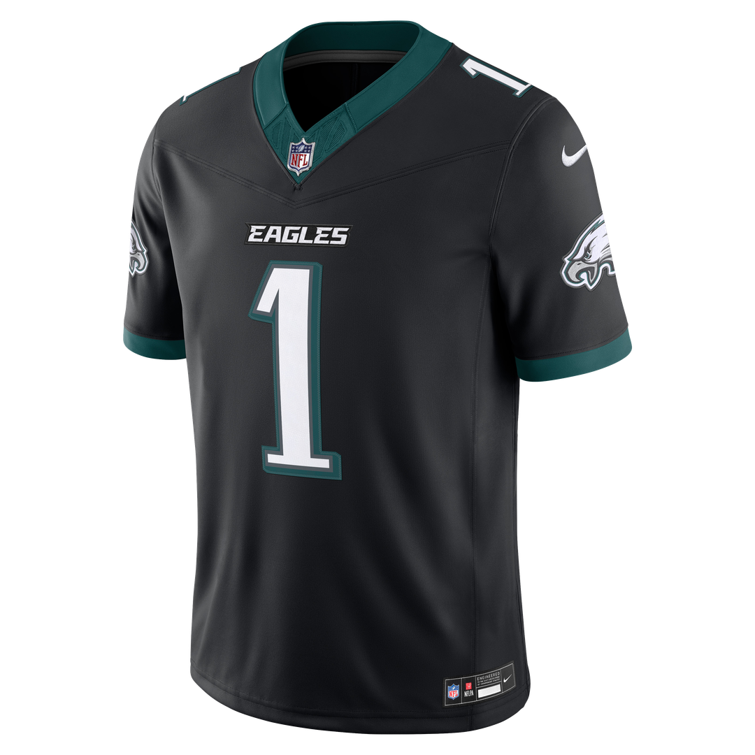 Philadelphia Eagles Jalen Hurts Nike Team Vapor F.U.S.E. Stitched Limited Jersey - Midnight Green