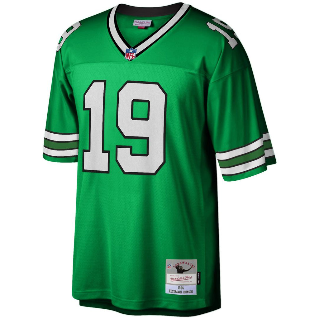 New York Jets Keyshawn Johnson Mitchell & Ness Legacy Replica Jersey - Kelly Green
