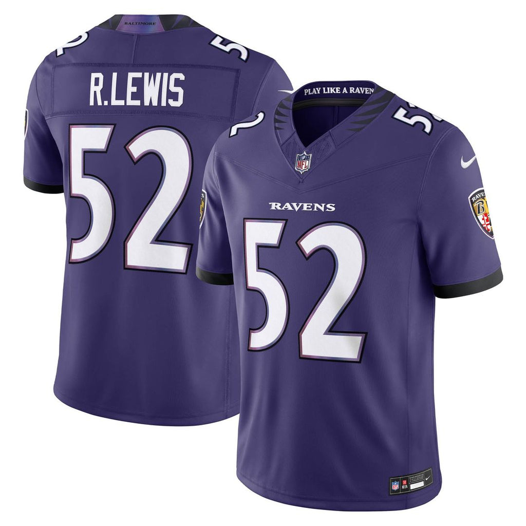 Baltimore Ravens Ray Lewis Nike Alternate Vapor F.U.S.E. Stitched Retired Player Limited Jersey - Black