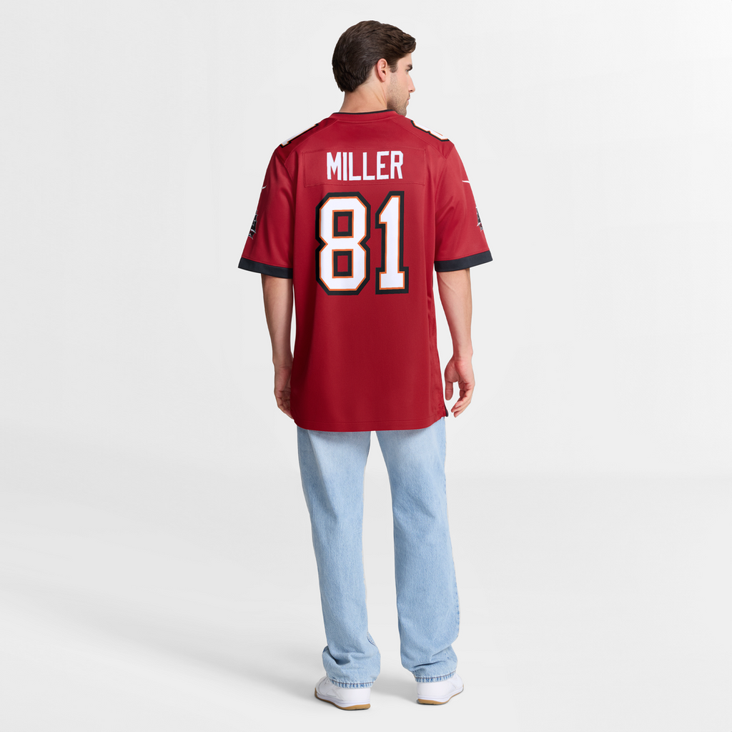 Tampa Bay Buccaneers Ryan Miller Nike Team Game Jersey - Red