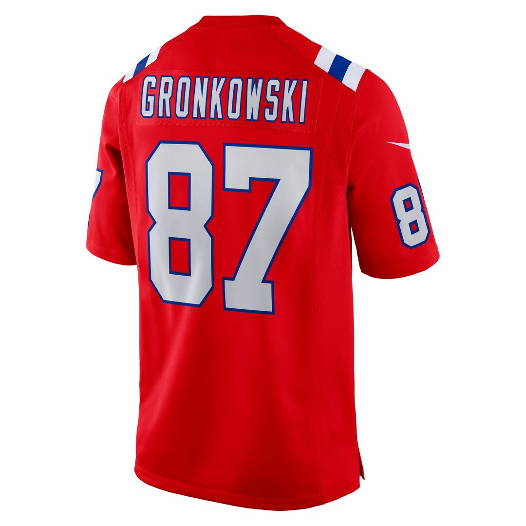 New England Patriots Rob Gronkowski Nike Team Retired Player Game Jersey - Navy