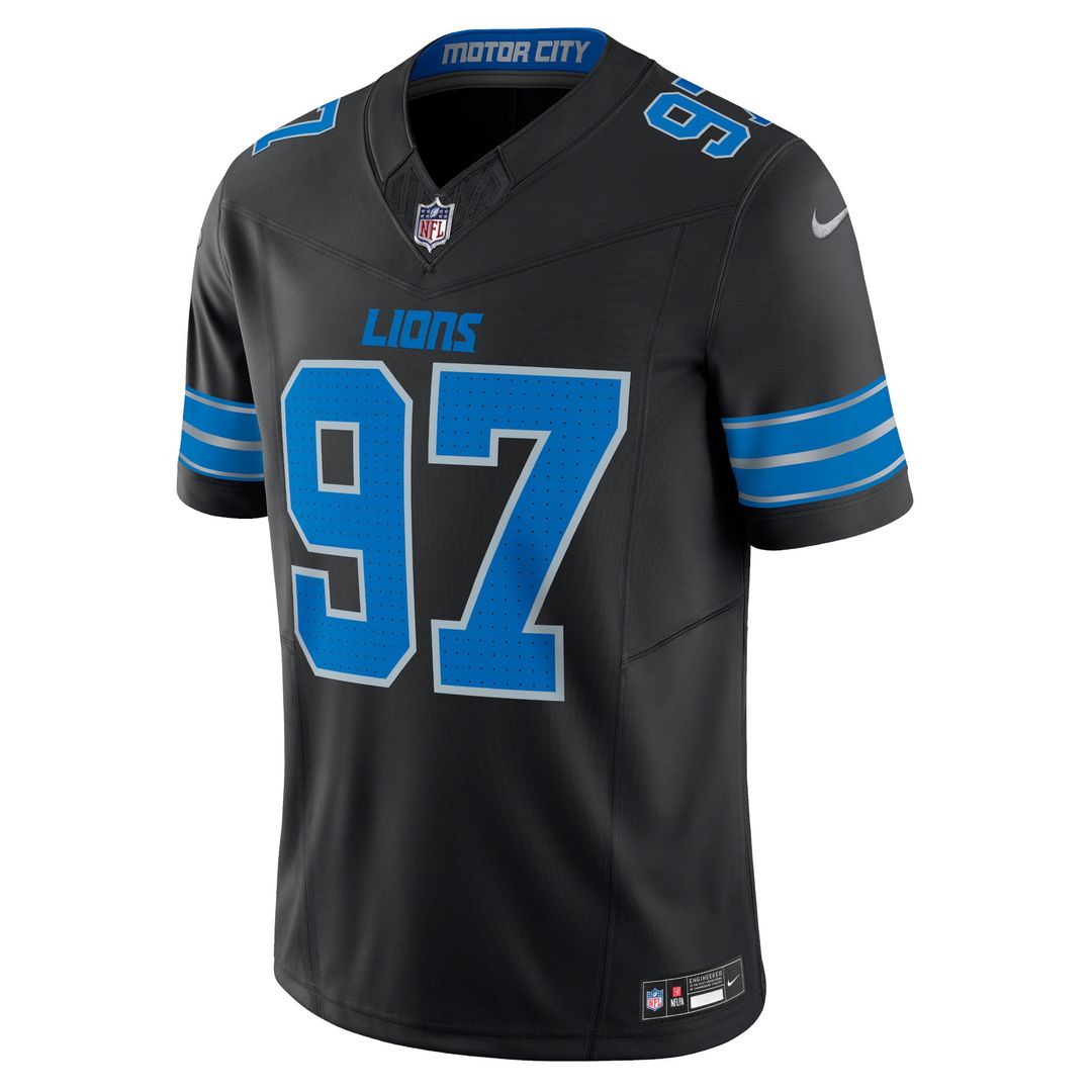 Detroit Lions Aidan Hutchinson Nike Vapor F.U.S.E. Alternate Limited Jersey - Blue