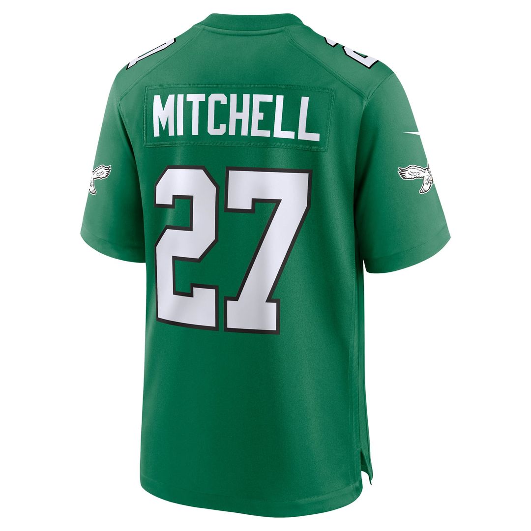 Philadelphia Eagles Quinyon Mitchell Nike Alternate Game Jersey - Black