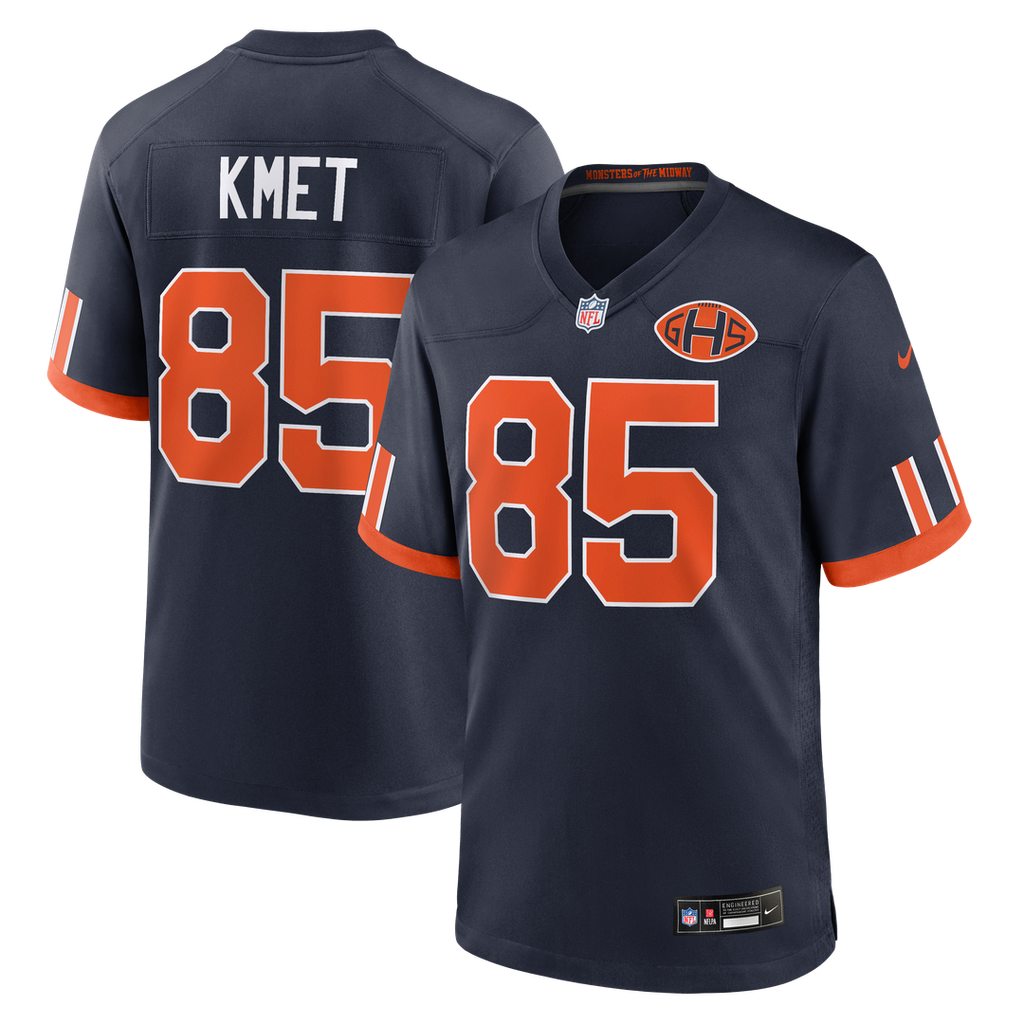 Chicago Bears Cole Kmet Nike 2026 Rivalries Collection Game Jersey - Navy