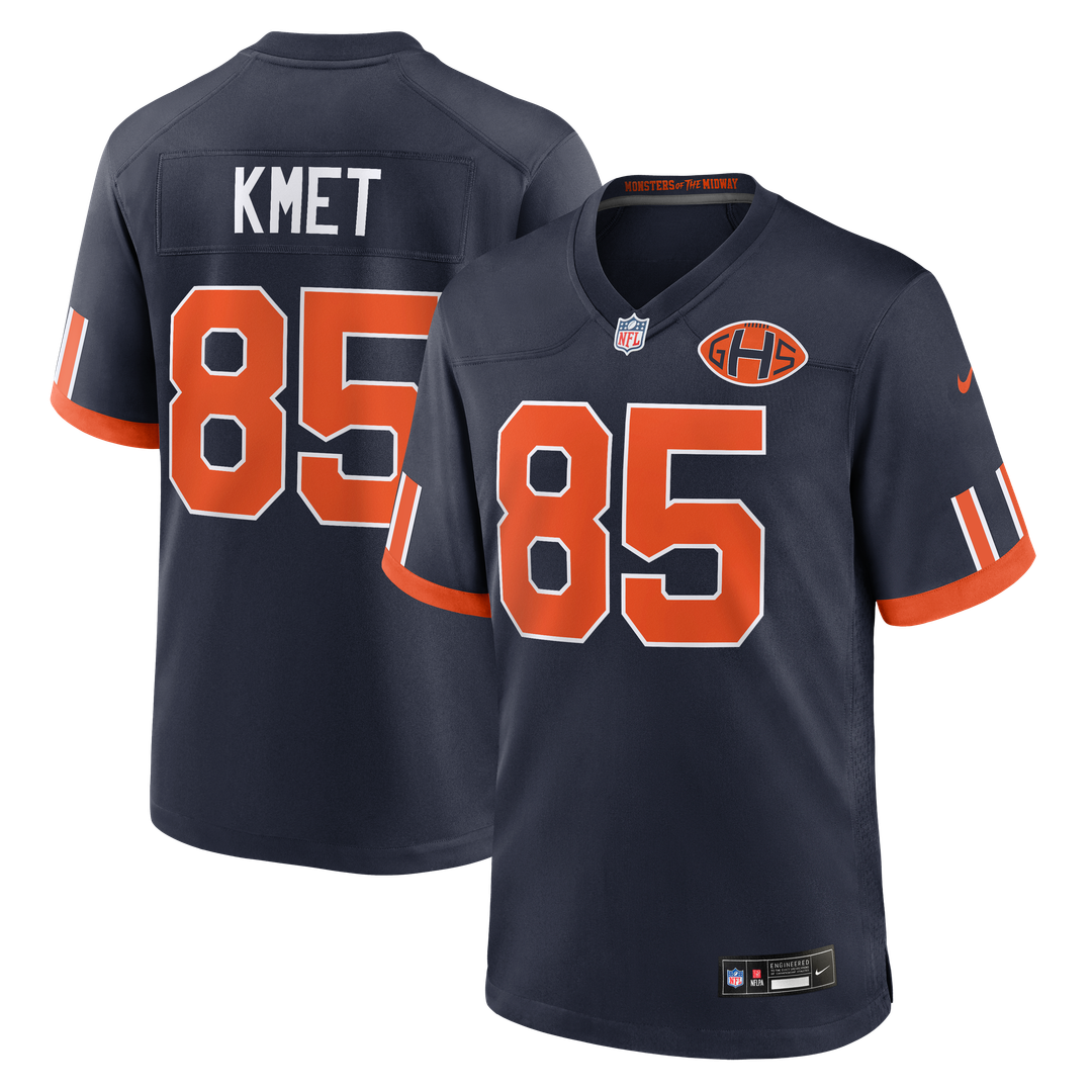 Chicago Bears Cole Kmet Nike 2026 Rivalries Collection Game Jersey - Navy