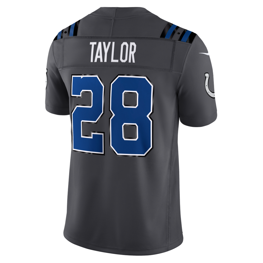 Indianapolis Colts Jonathan Taylor Nike 2026 Rivalries Collection Stitched Limited Jersey - Anthracite