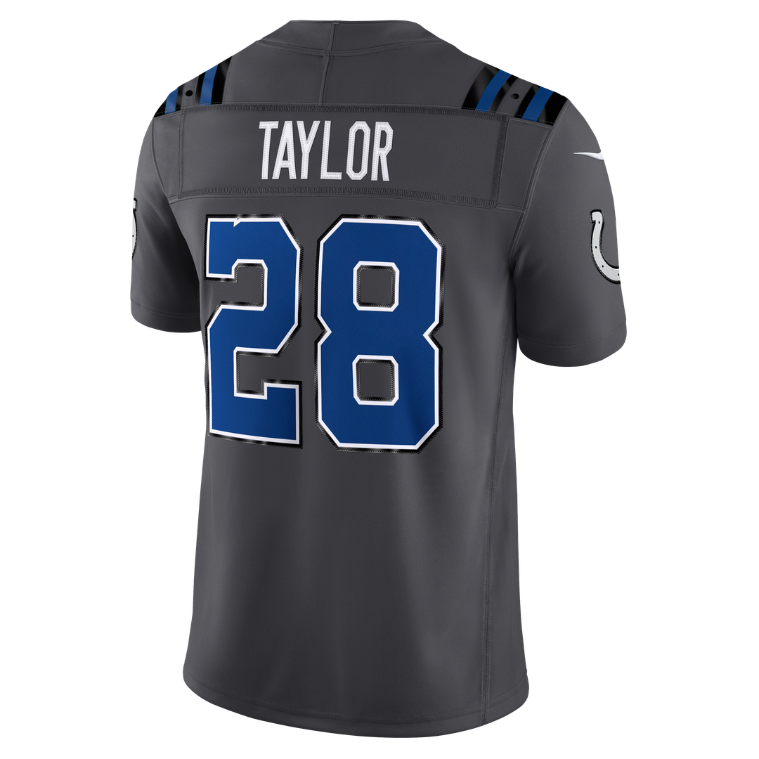 Indianapolis Colts Jonathan Taylor Nike 2026 Rivalries Collection Stitched Limited Jersey - Anthracite