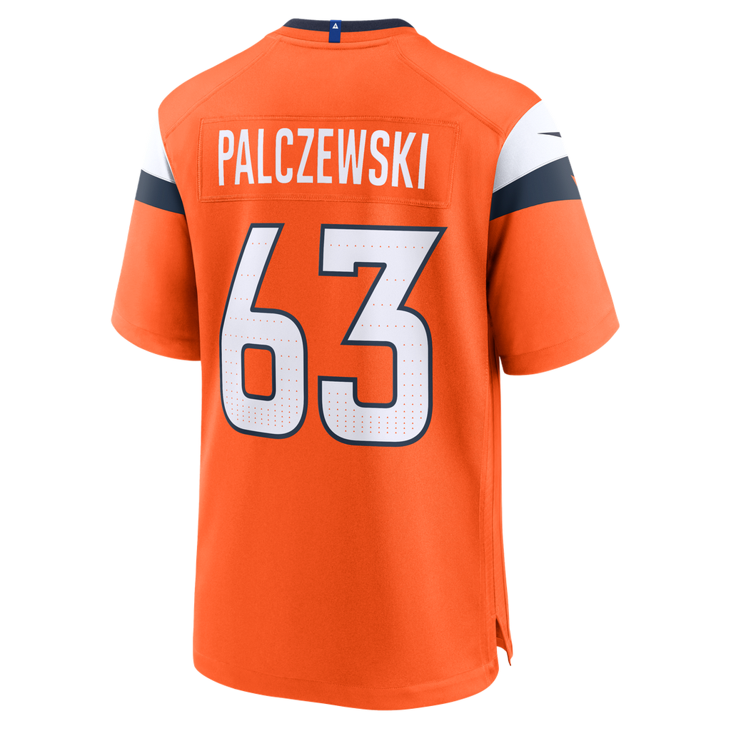 Denver Broncos Alex Palczewski Nike Team Game Jersey - Orange