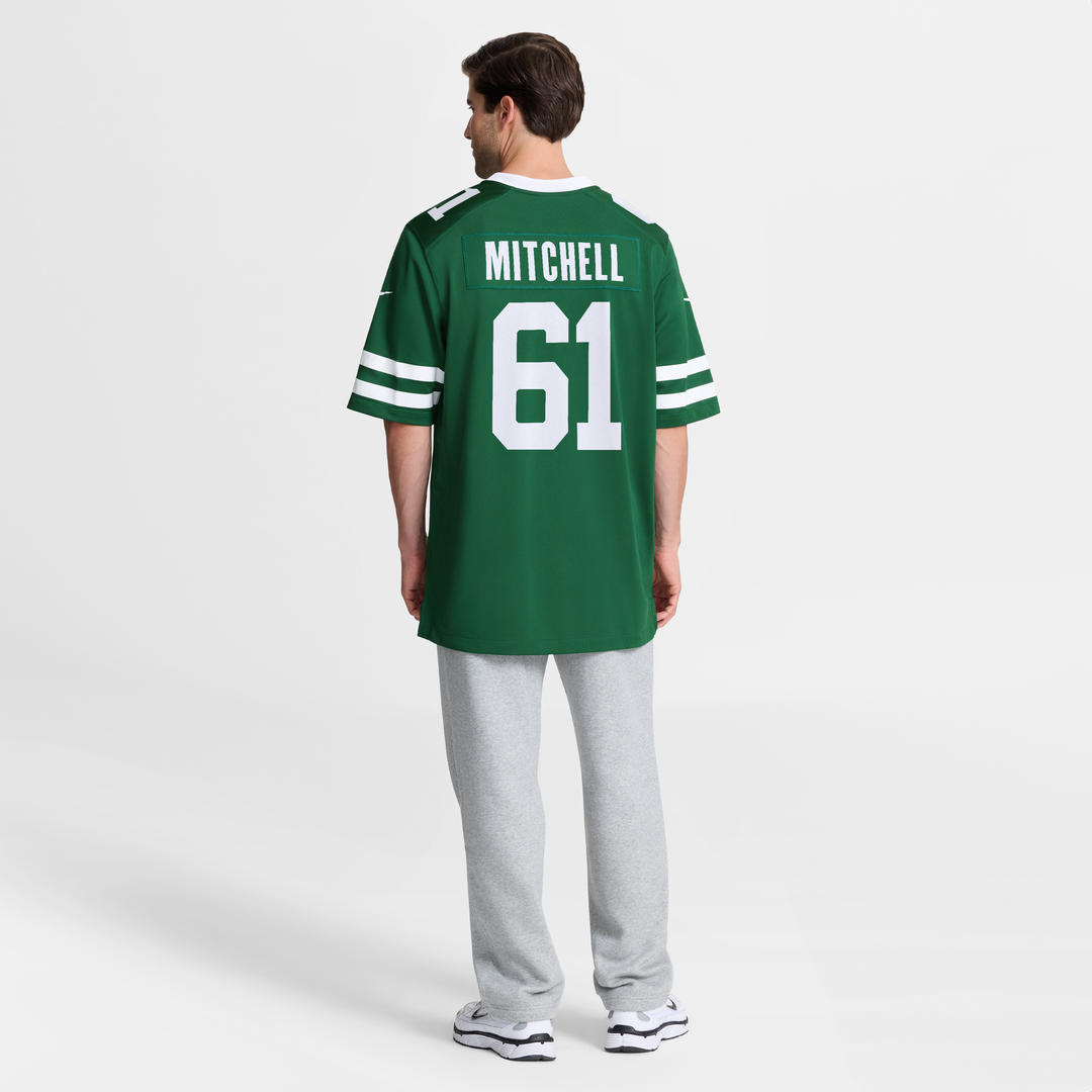 New York Jets Max Mitchell Nike Team Game Jersey - Legacy Green