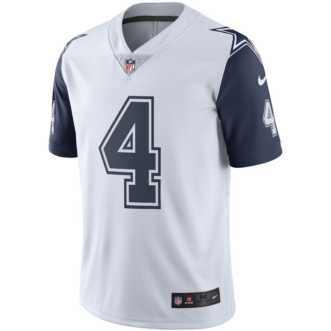 Dallas Cowboys Dak Prescott Nike Vapor Limited Player Jersey - Navy