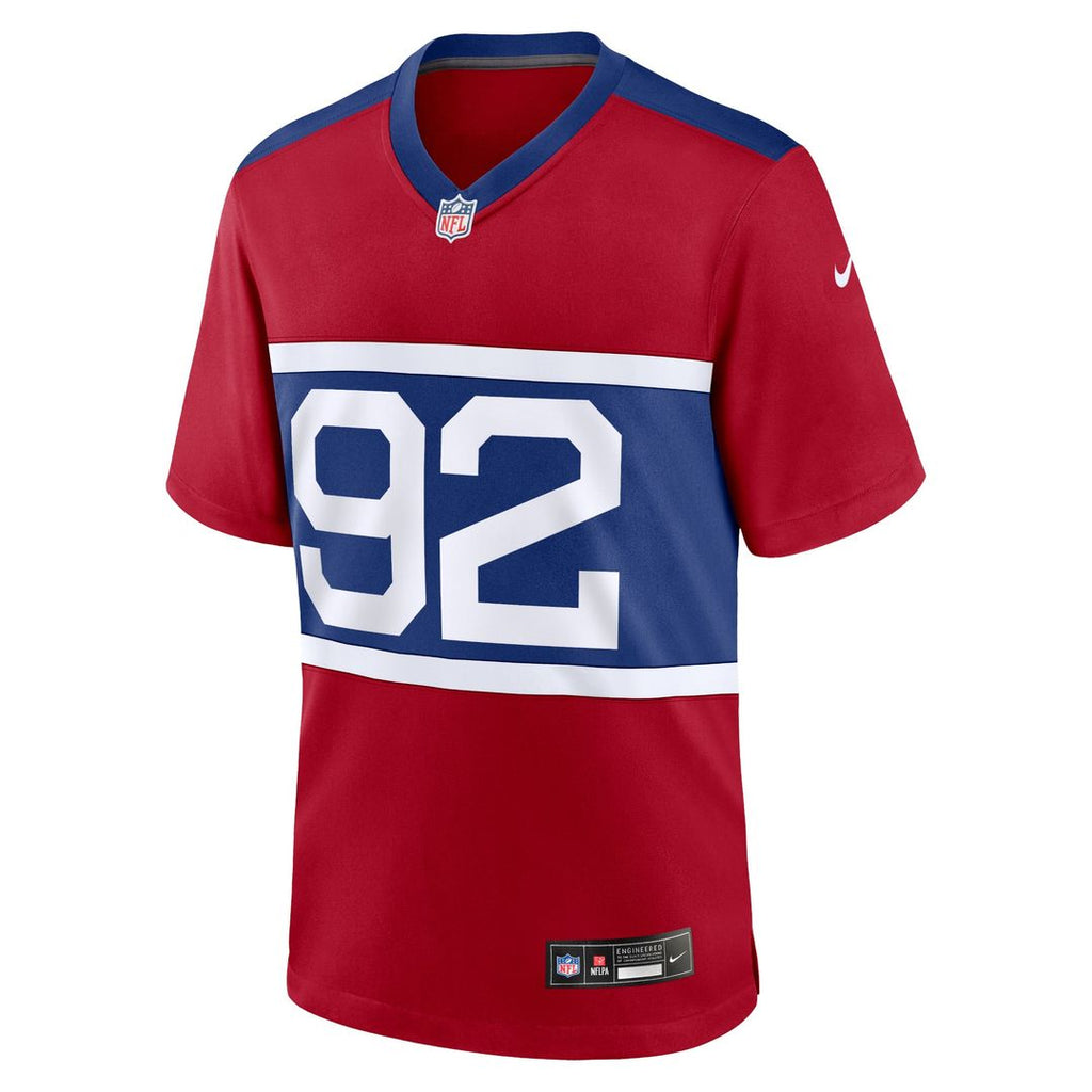 New York Giants Michael Strahan Nike Alternate Retired Player Game Jersey - Century Red