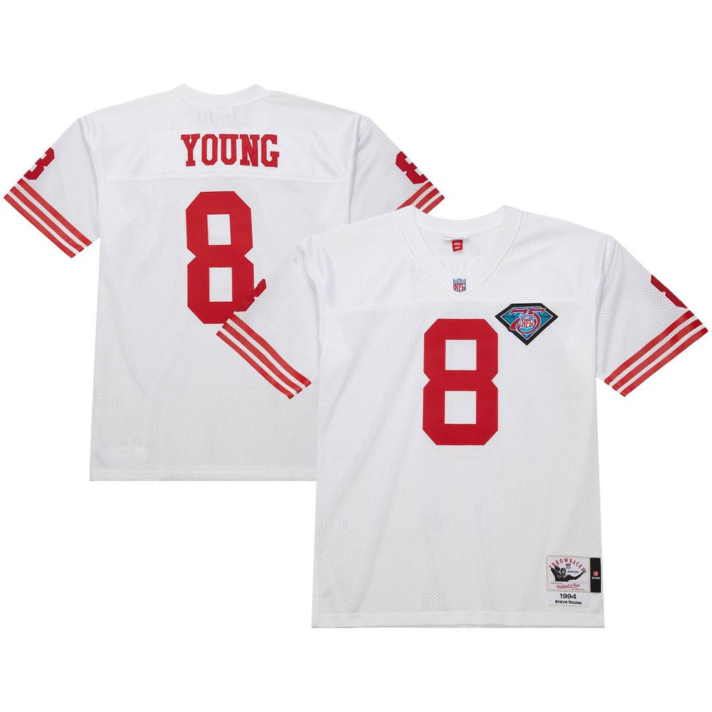 San Francisco 49ers 1994 Steve Young Mitchell & Ness Authentic Throwback Retired Player Jersey - White
