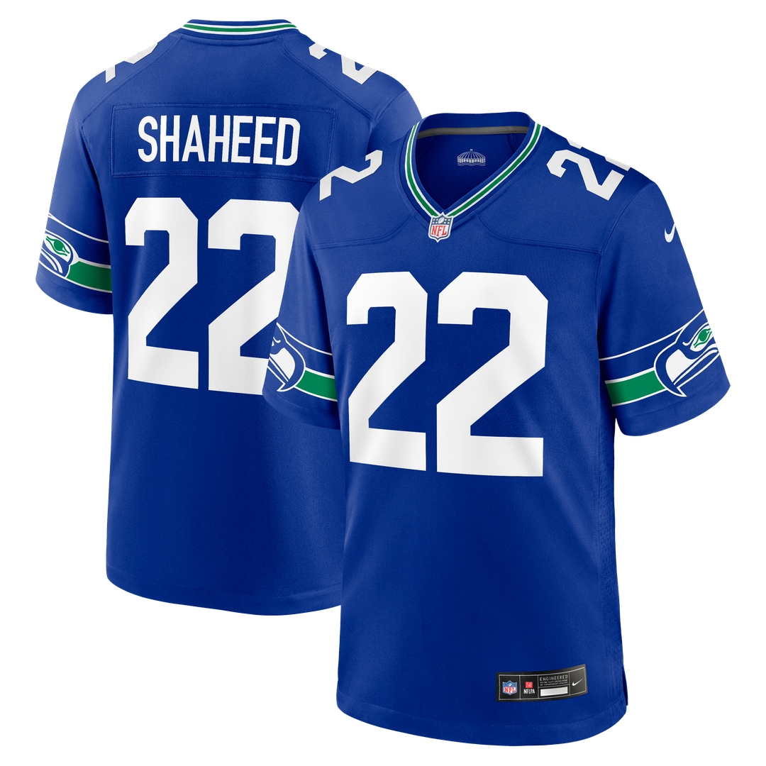 Seattle Seahawks Rashid Shaheed Nike Alternate Game Jersey - Royal