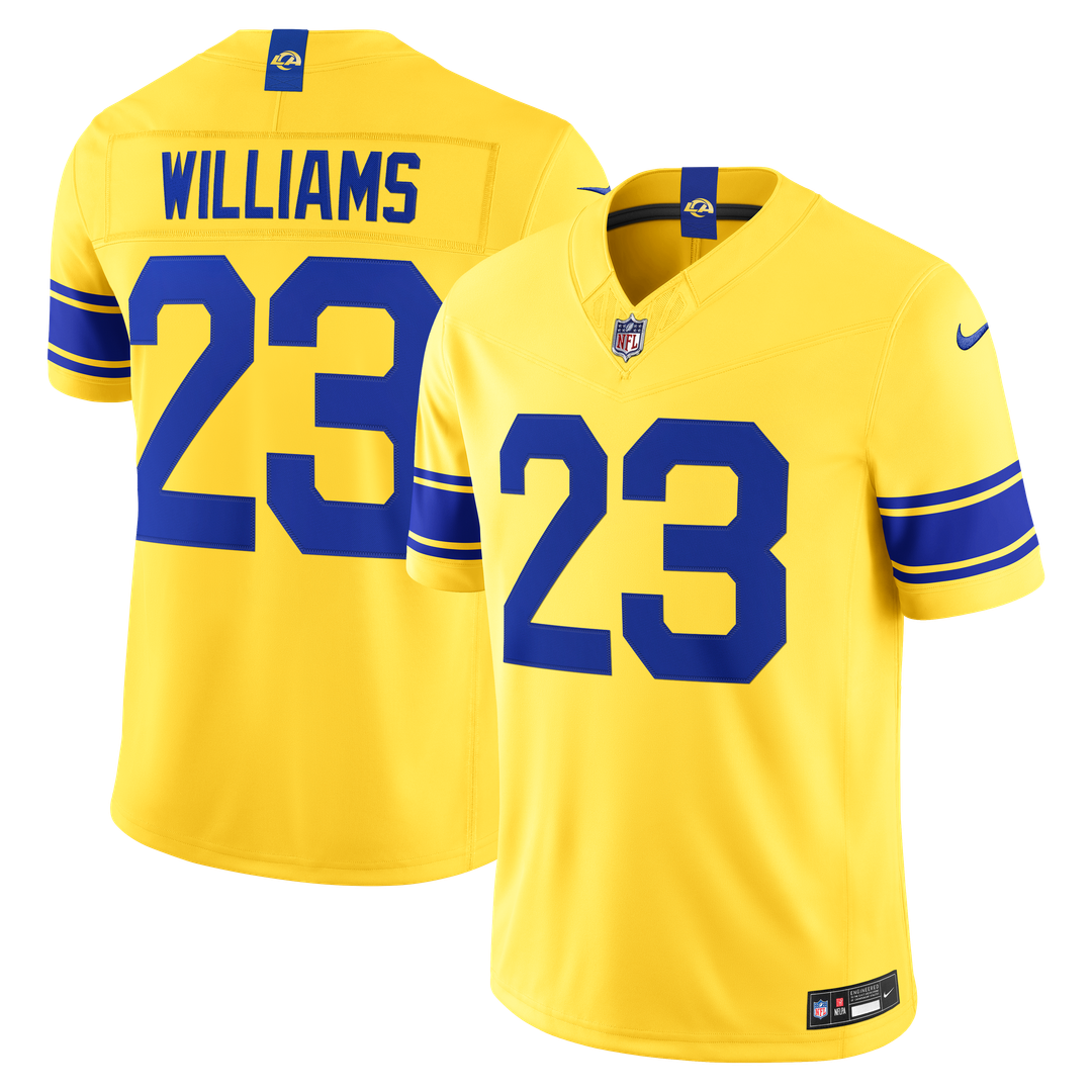 Los Angeles Rams Kyren Williams Nike Team Vapor F.U.S.E. Stitched Limited Jersey - Royal
