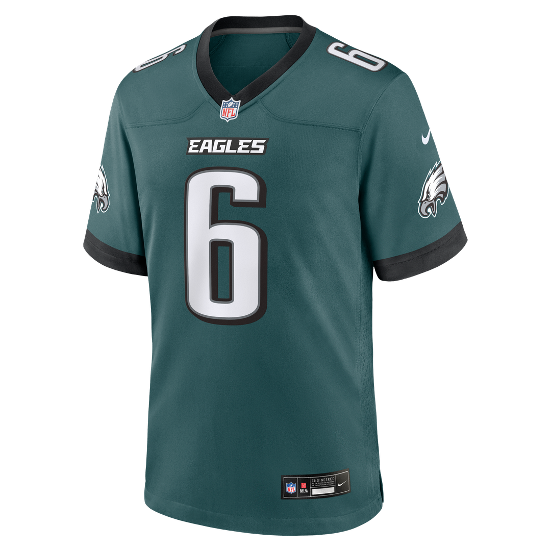 Philadelphia Eagles DeVonta Smith Nike Team Game Jersey - Midnight Green