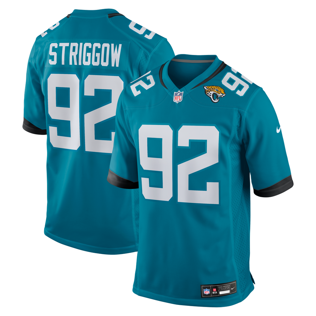 Jacksonville Jaguars Danny Striggow Nike Team Game Jersey - Teal