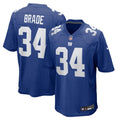 New York Giants Beau Brade Nike Team Game Jersey - Royal