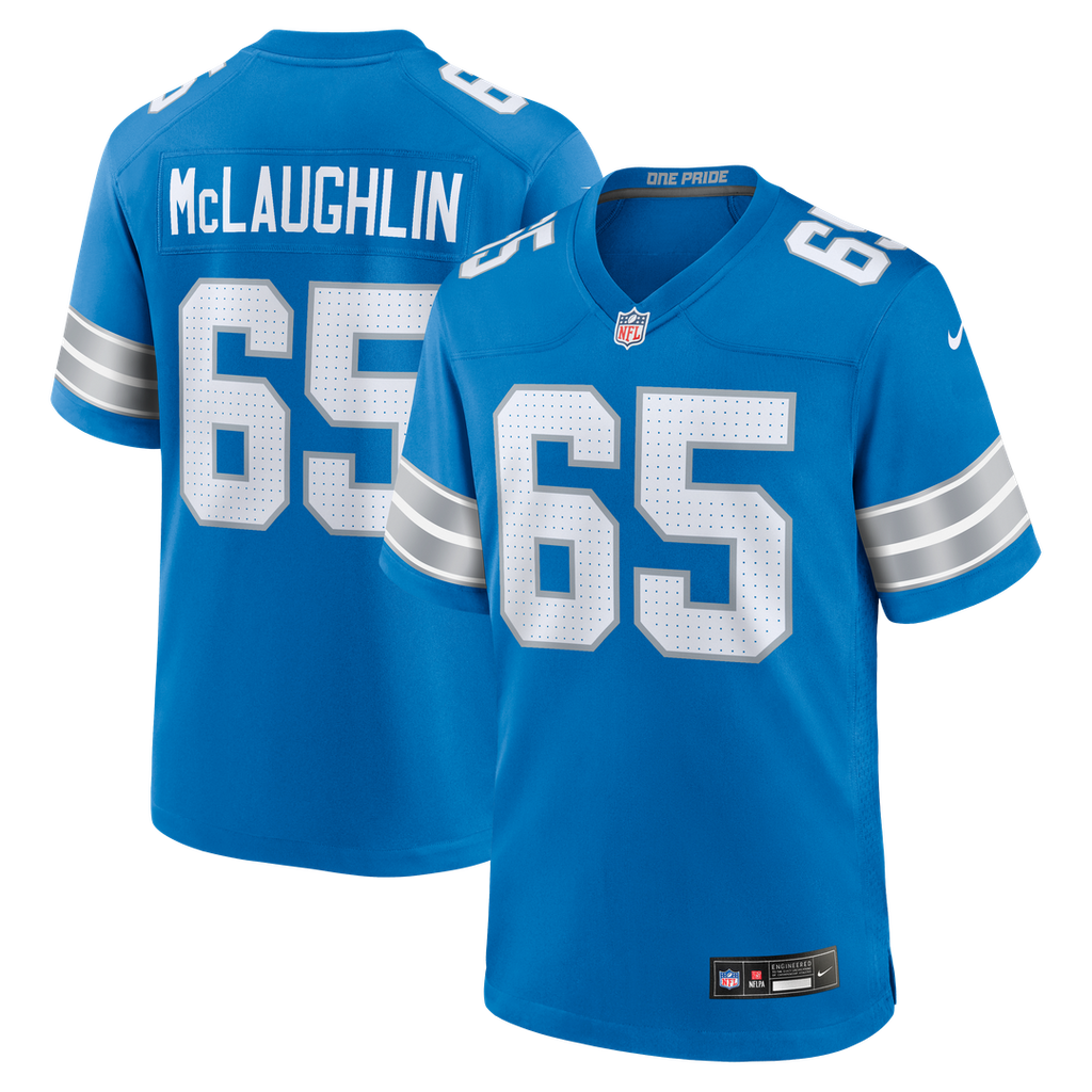 Detroit Lions Seth McLaughlin Nike Team Game Jersey - Blue