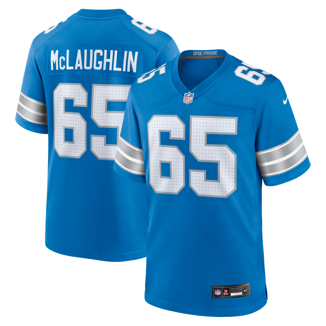 Detroit Lions Seth McLaughlin Nike Team Game Jersey - Blue