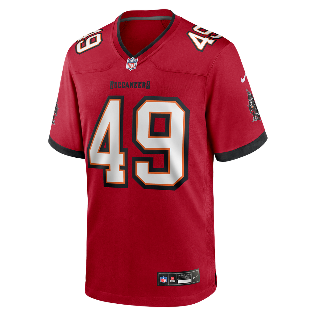 Tampa Bay Buccaneers Owen Wright Nike Team Game Jersey - Red