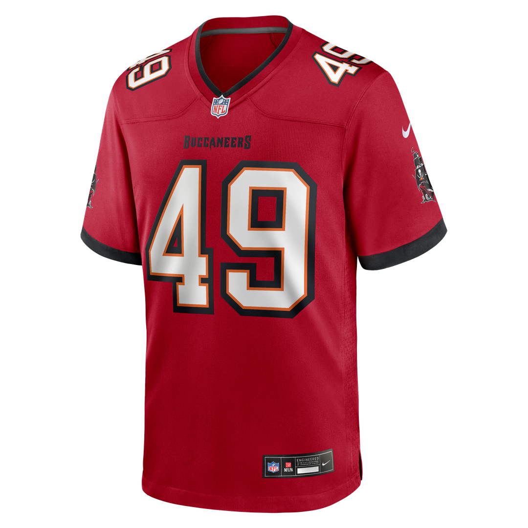 Tampa Bay Buccaneers Owen Wright Nike Team Game Jersey - Red