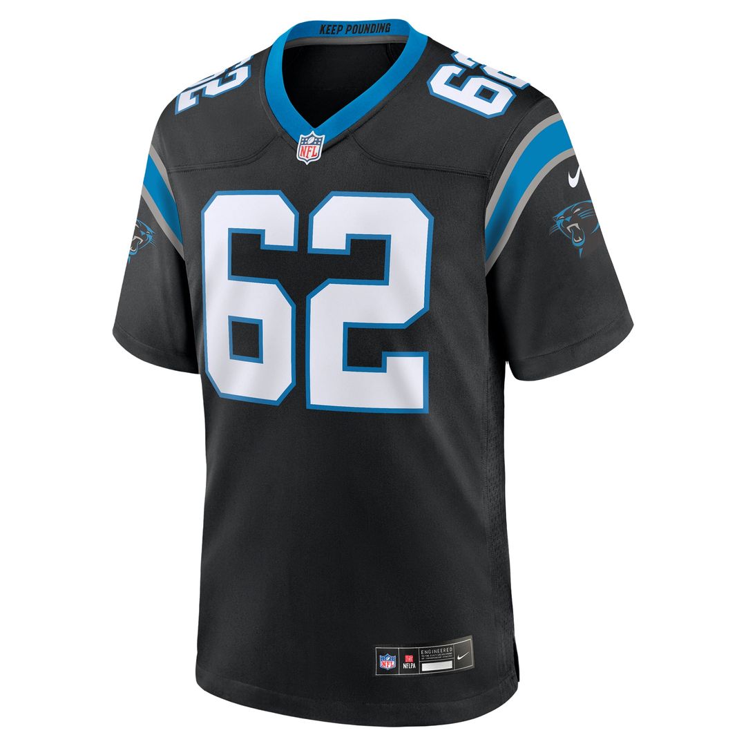 Carolina Panthers Chandler Zavala Nike Game Jersey - Black