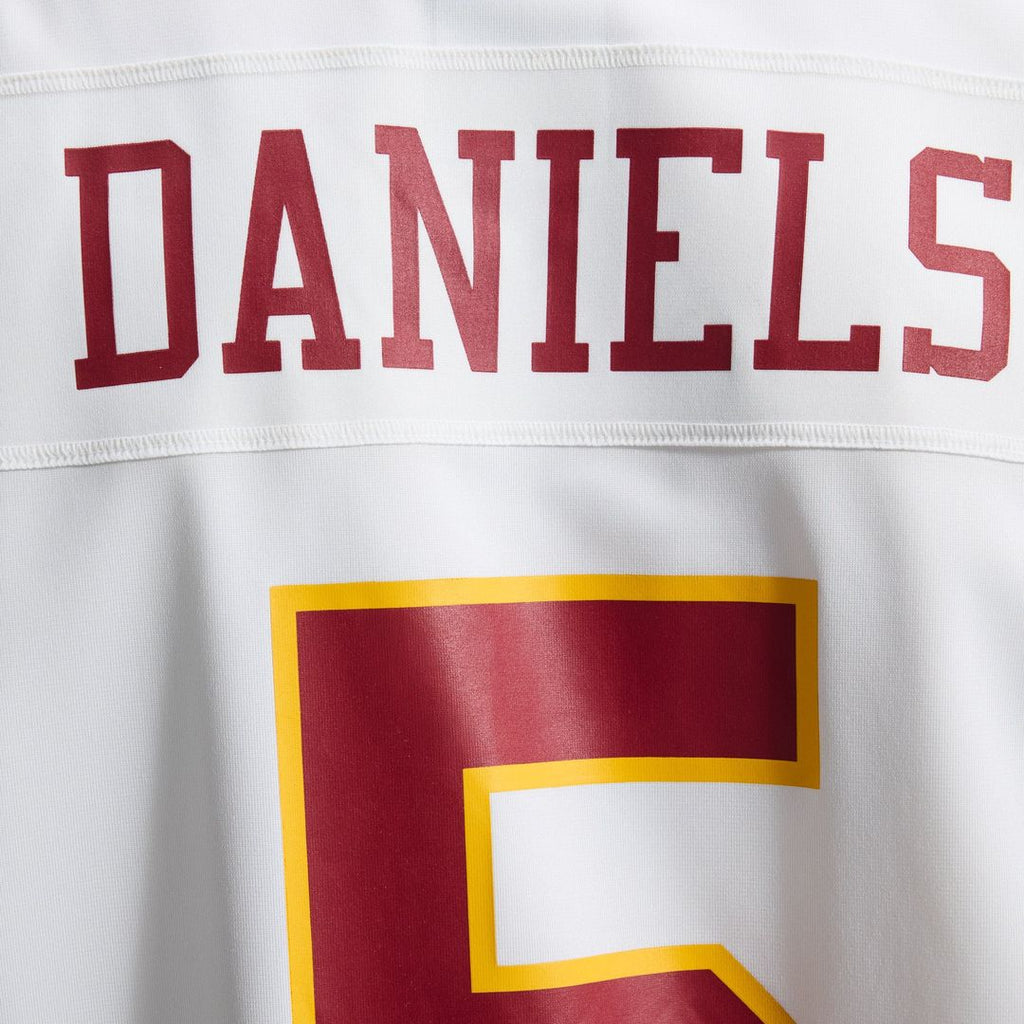 Washington Commanders Jayden Daniels Nike Game Super Bowl Era Jersey - White