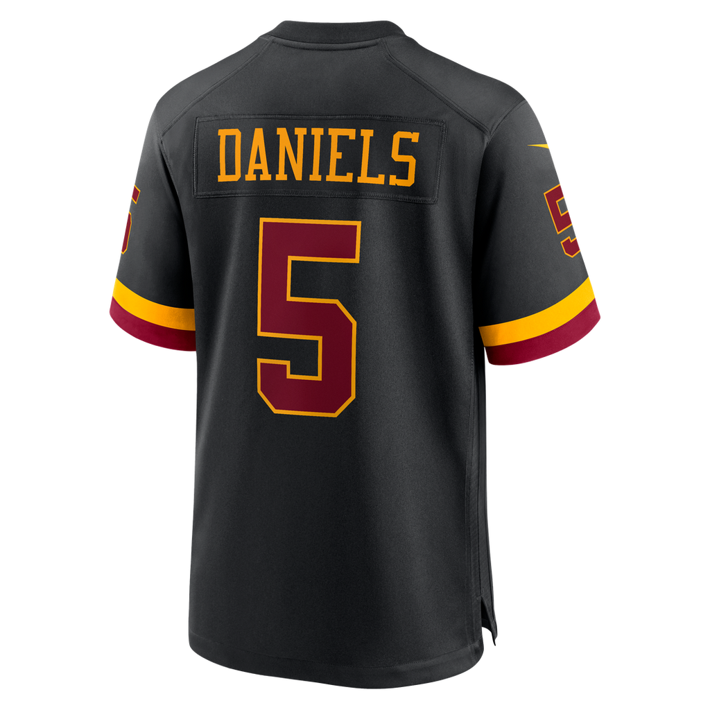 Hail Raiser Washington Commanders Jayden Daniels Nike Alternate Game Jersey - Black