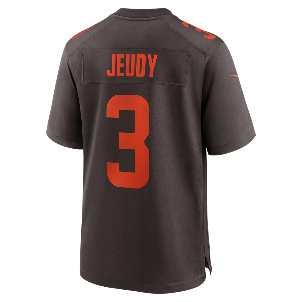 Cleveland Browns Jerry Jeudy Nike Alpha Dawg Game Jersey - Brown