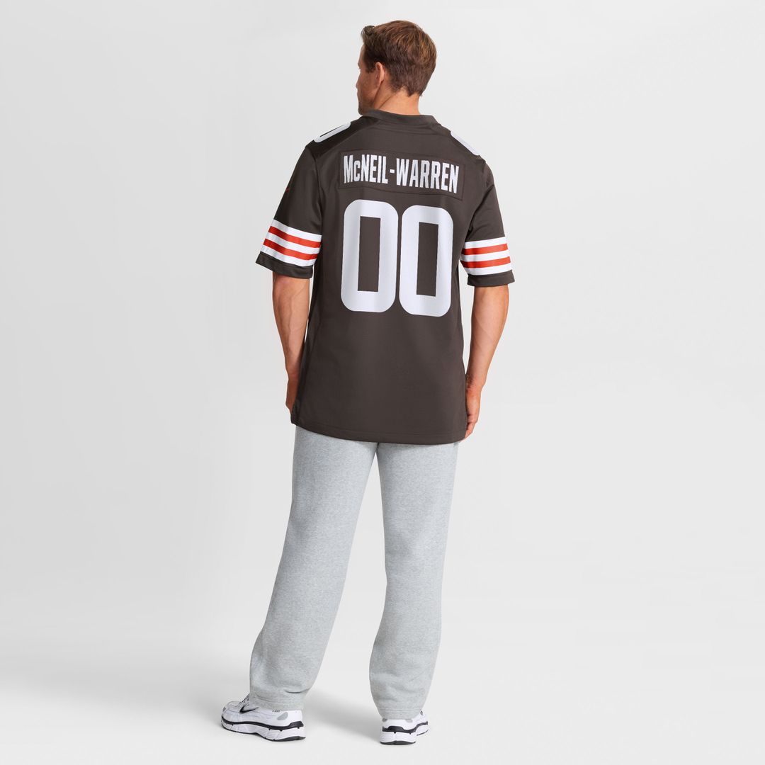Cleveland Browns Emmanuel McNeil-Warren Nike Game Jersey - Brown
