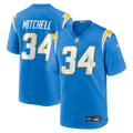 Los Angeles Chargers Keaton Mitchell Nike Team Game Jersey - Powder Blue
