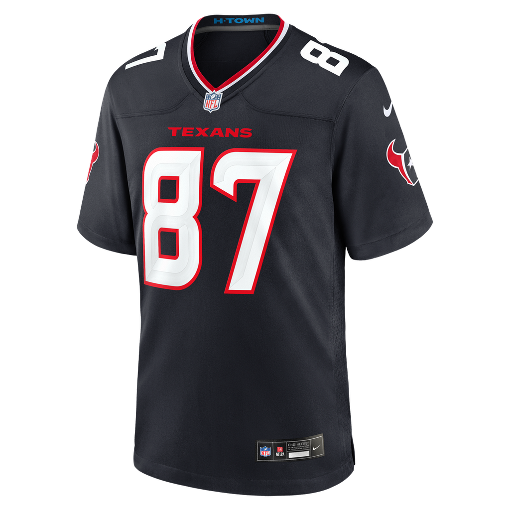 Houston Texans Foster Moreau Nike Team Game Jersey - Navy