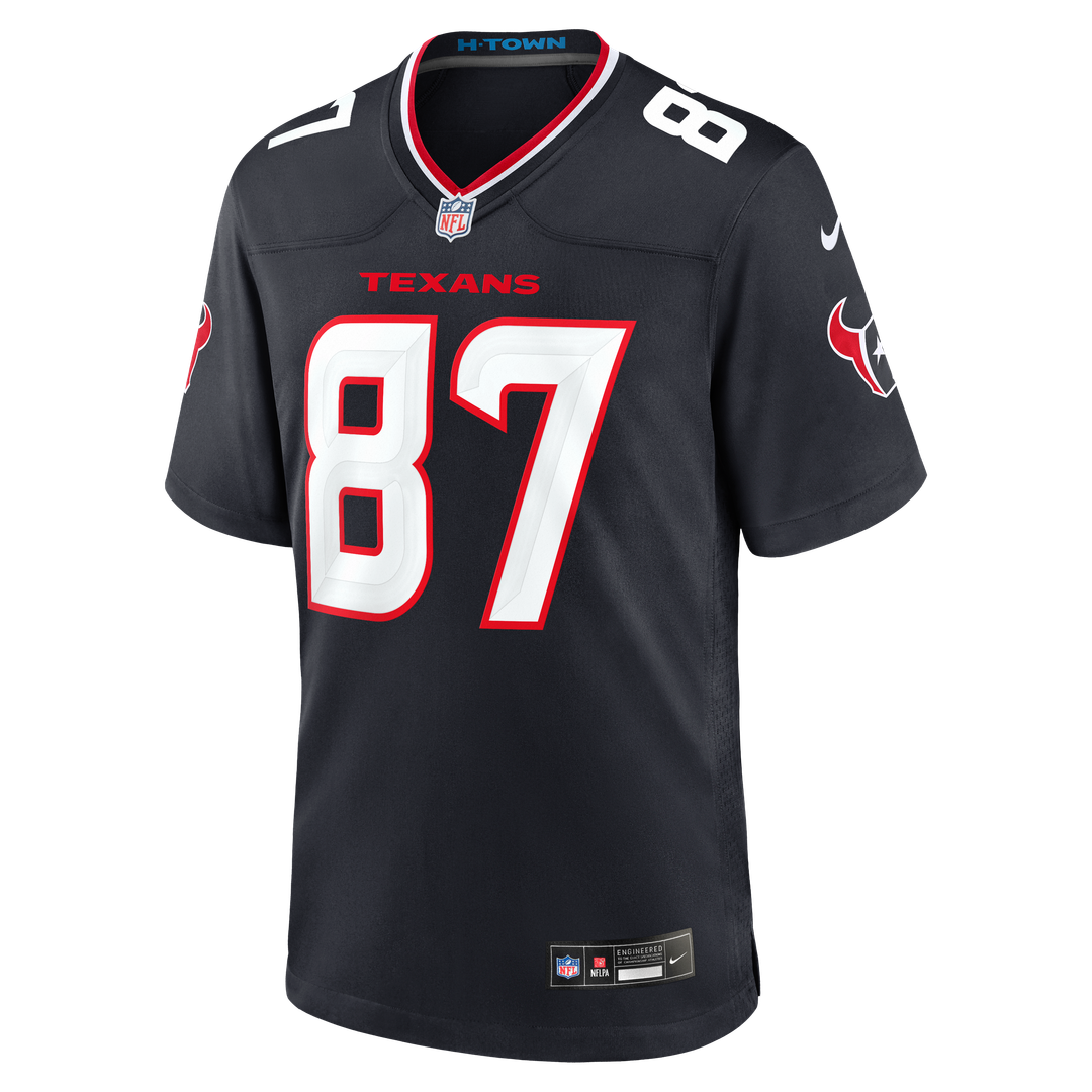 Houston Texans Foster Moreau Nike Team Game Jersey - Navy