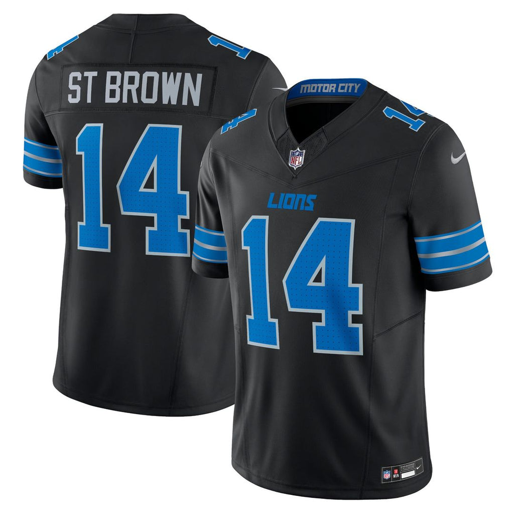 Detroit Lions Amon-Ra St. Brown Nike 2nd Alternate Vapor F.U.S.E. Limited Jersey - Black