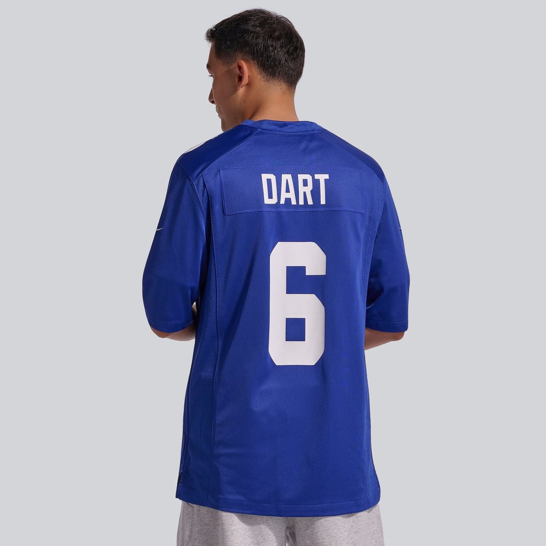 New York Giants Jaxson Dart Nike Team Game Jersey - Royal