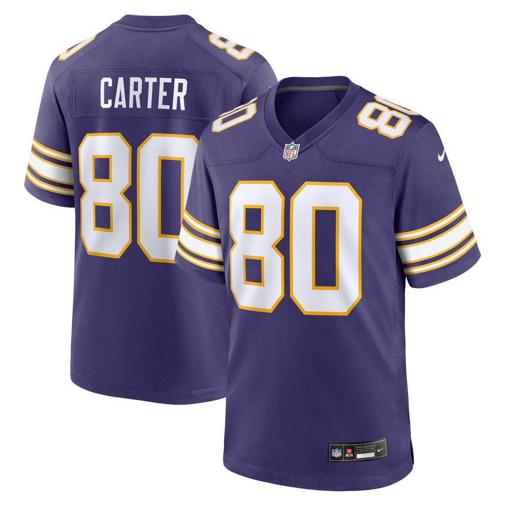 Minnesota Vikings Cris Carter Nike Retired Player Alternate Game Jersey - Purple