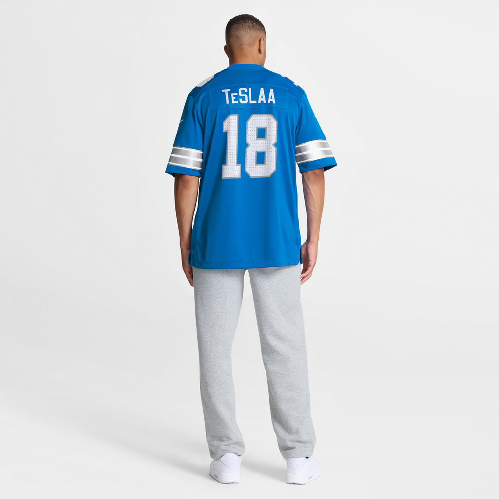 Detroit Lions Isaac TeSlaa Nike Alternate Game Player Jersey - Black