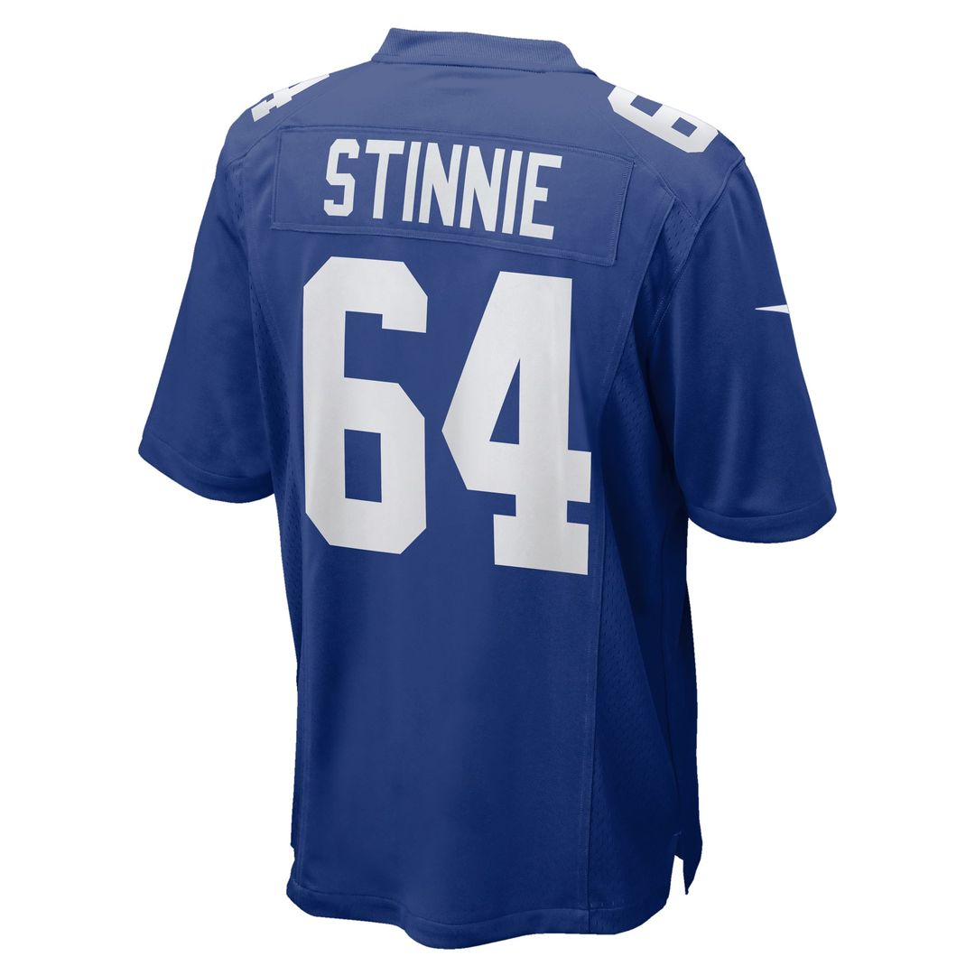 New York Giants Aaron Stinnie Nike Team Game Jersey - Royal