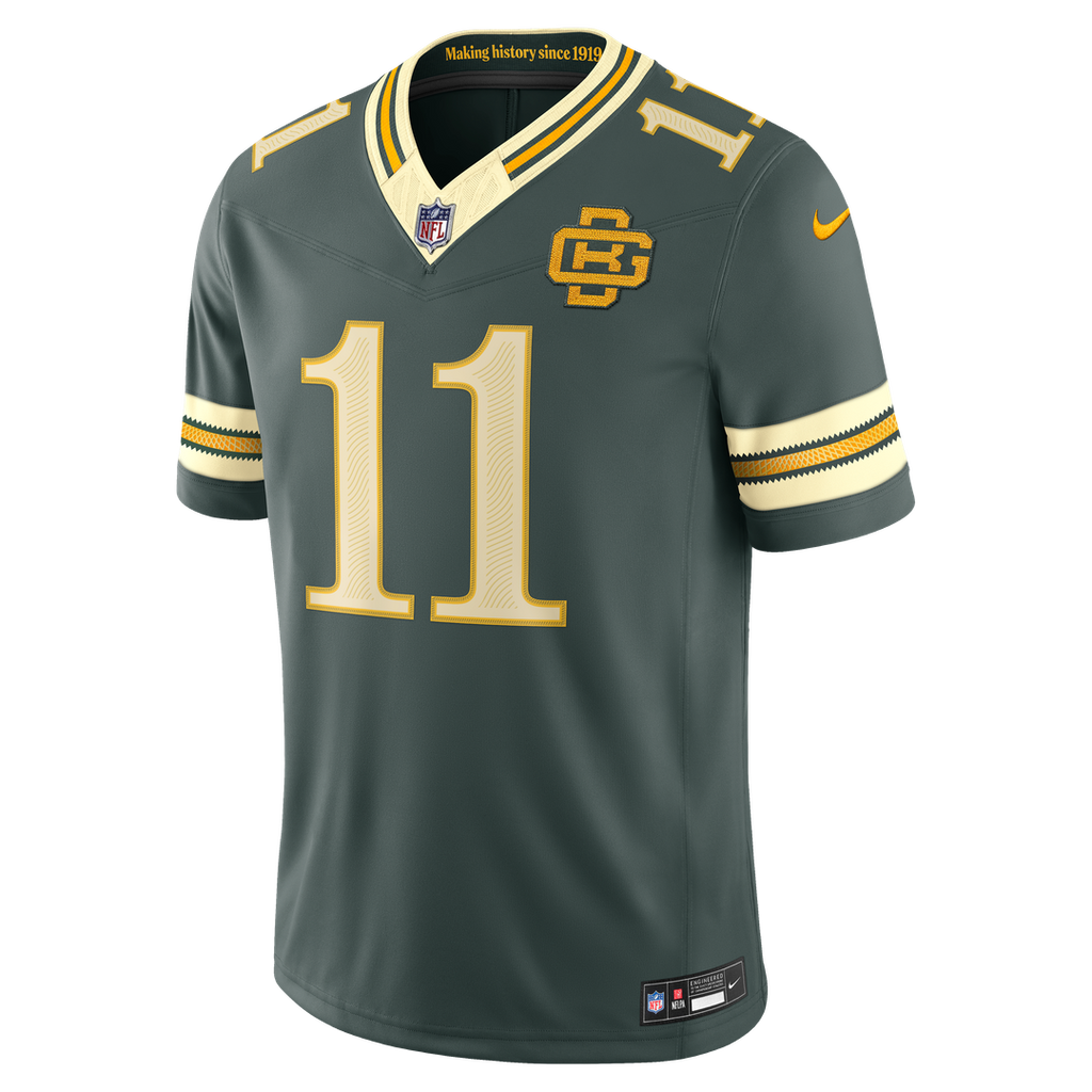 Green Bay Packers Jayden Reed Nike 2026 Rivalries Collection Stitched Limited Jersey - Green