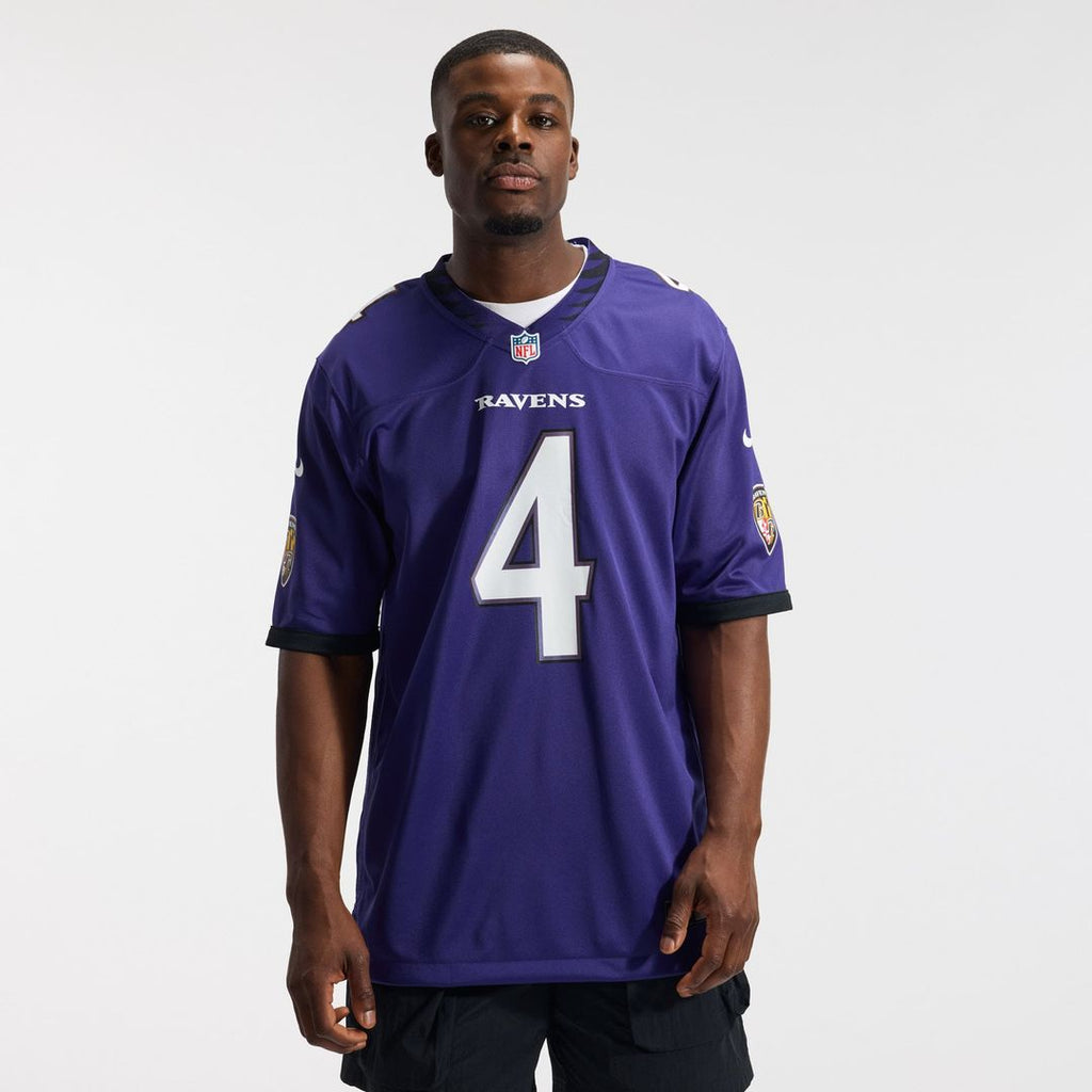 Baltimore Ravens Zay Flowers Nike Team Game Jersey - Purple