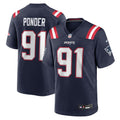 New England Patriots Elijah Ponder Nike Team Game Jersey - Navy