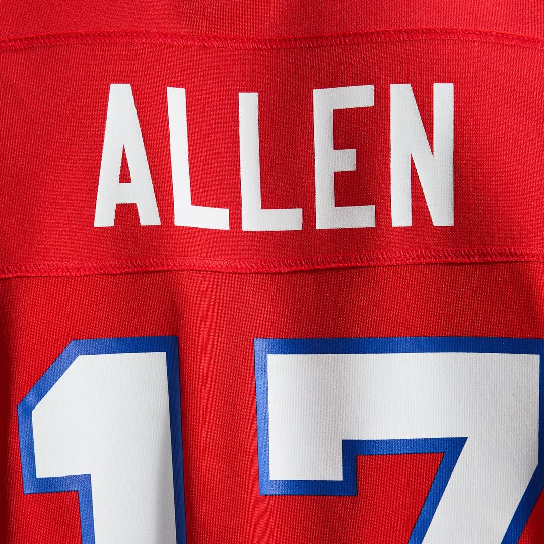 Buffalo Bills Josh Allen Nike White Game Player Jersey - White