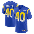 Los Angeles Rams Jesse Luketa Nike Team Game Jersey - Royal