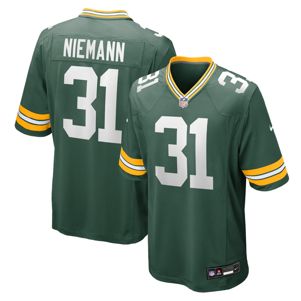 Green Bay Packers Nick Niemann Nike Team Game Jersey - Green