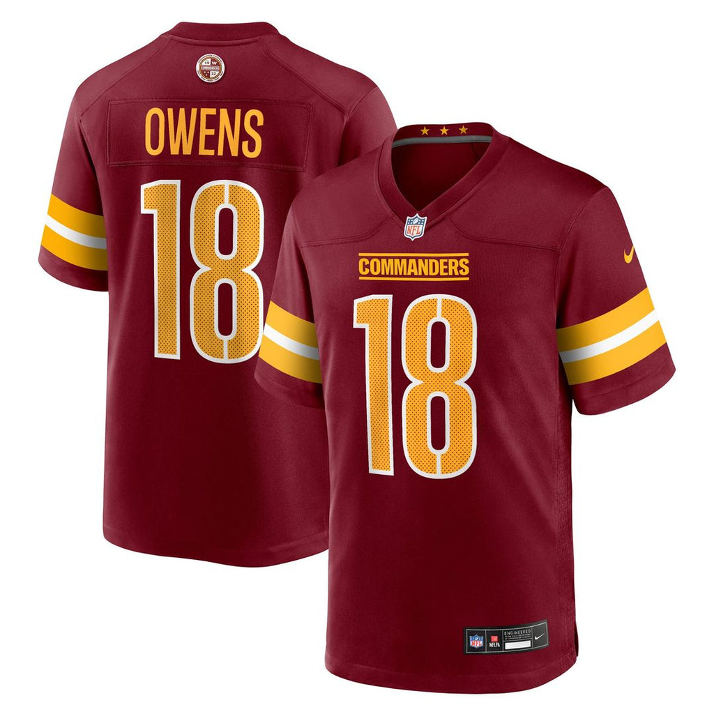 Washington Commanders Tyler Owens Nike Team Game Jersey - Burgundy