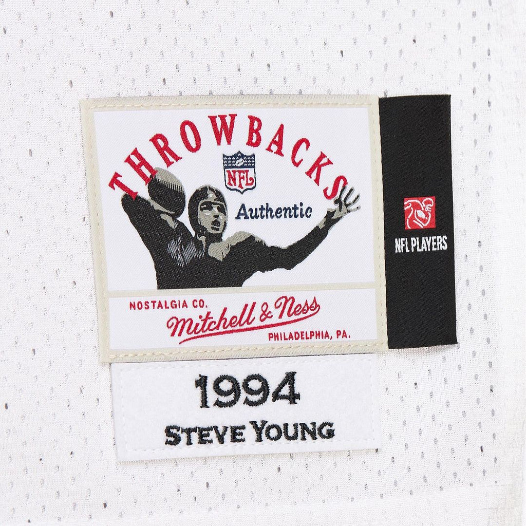 San Francisco 49ers 1994 Steve Young Mitchell & Ness Authentic Throwback Retired Player Jersey - White